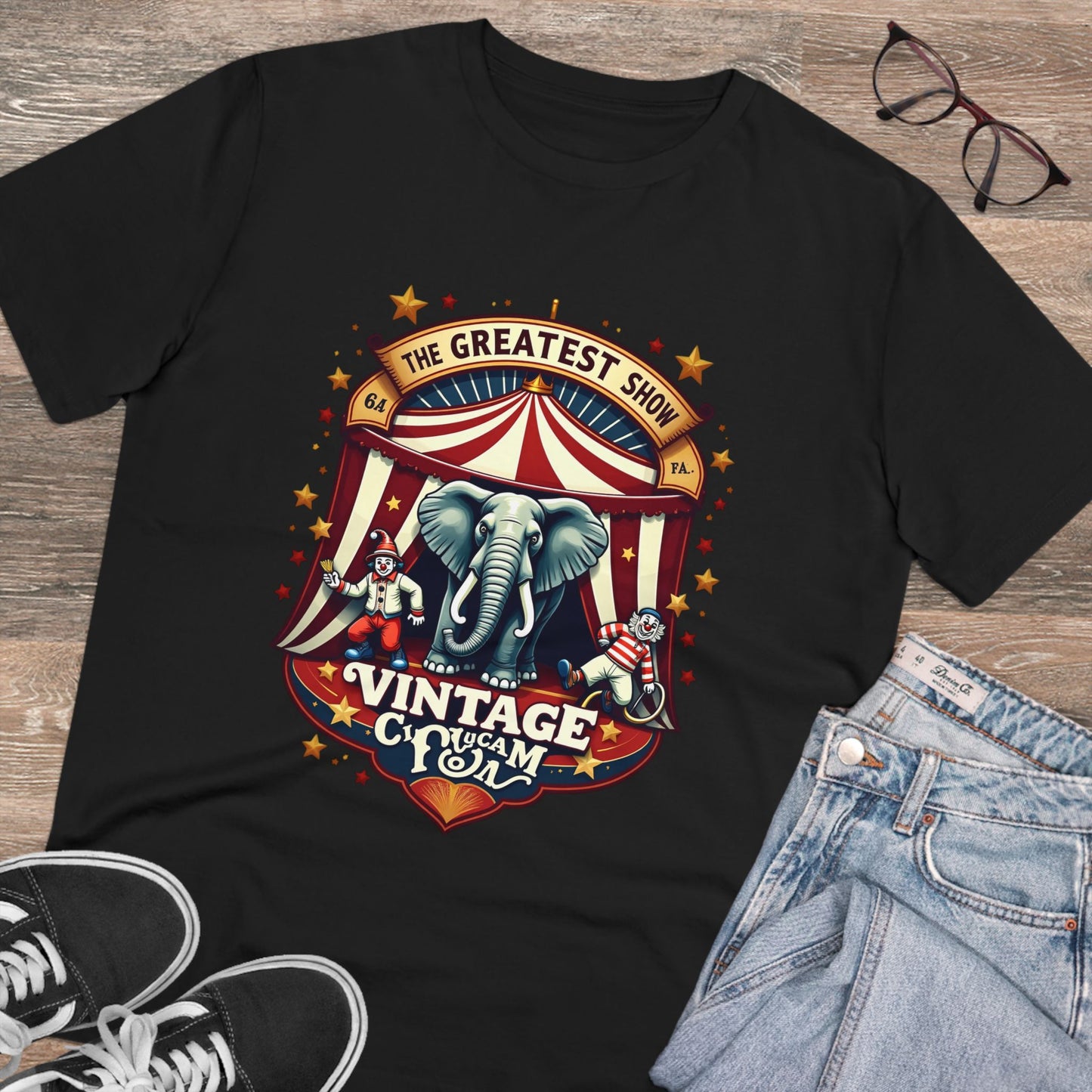 Vintage Circus - Organic T-shirt - Unisex