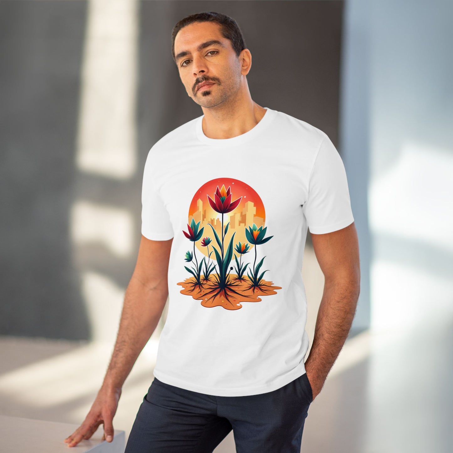 Geometric Oasis - Organic T-shirt - Unisex