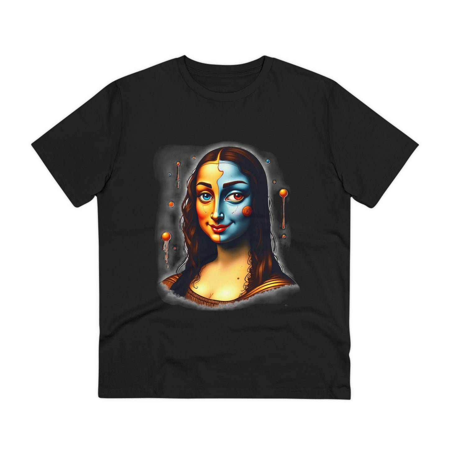 Surreal Mona - Organic T-Shirt - Black - Unisex