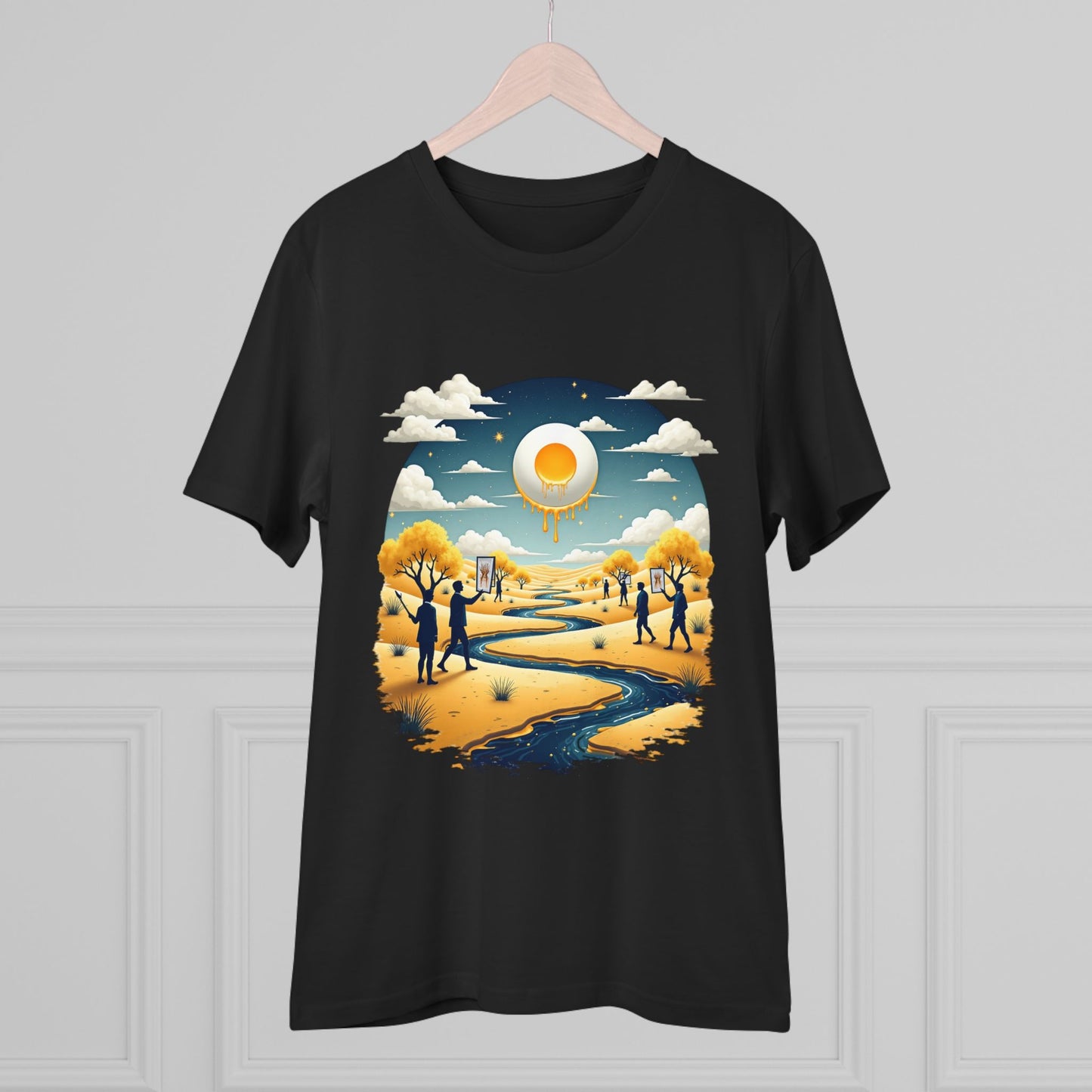 Surreal Desert - Organic T-Shirt - Black - Unisex