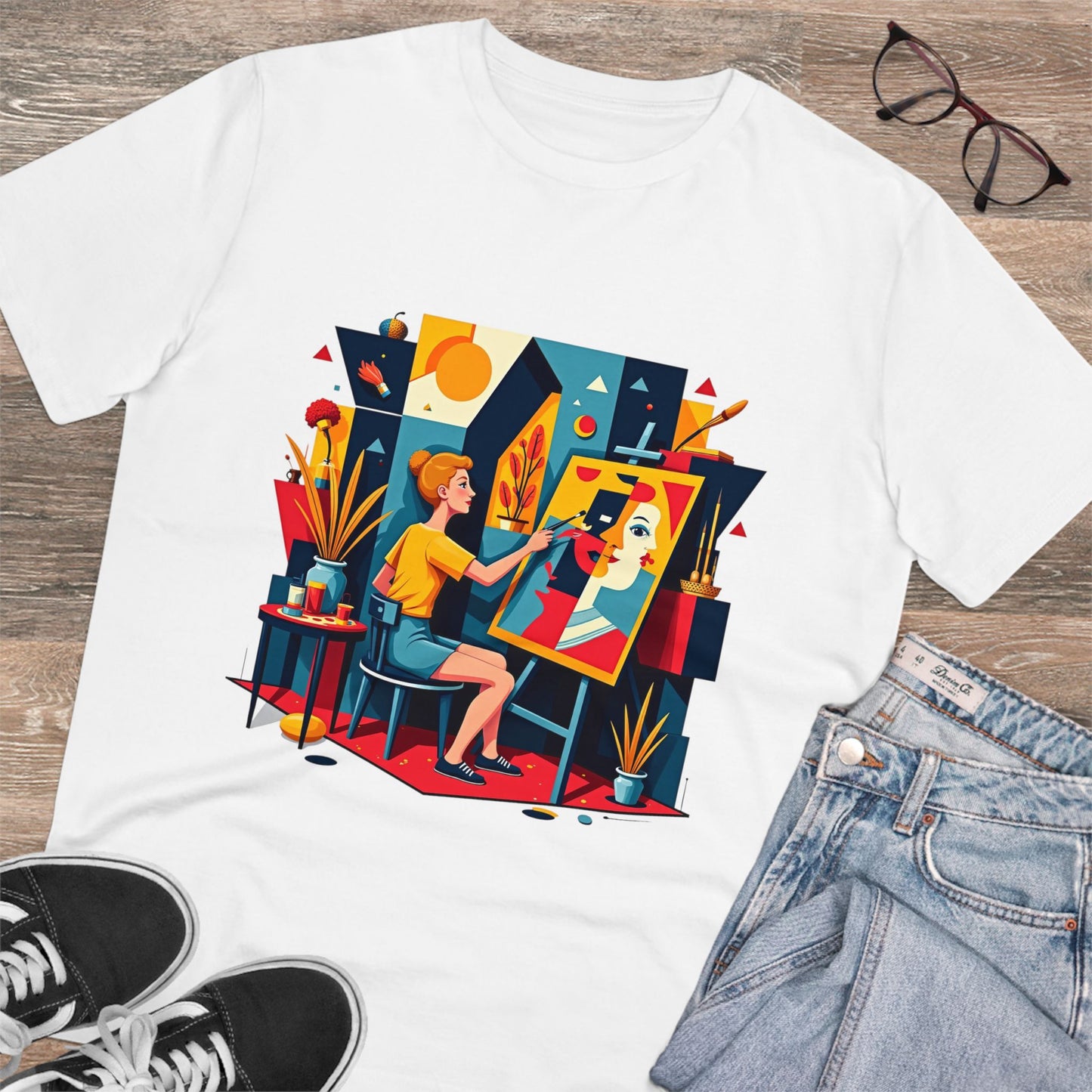 Cubist Studio - Organic T-shirt - Unisex