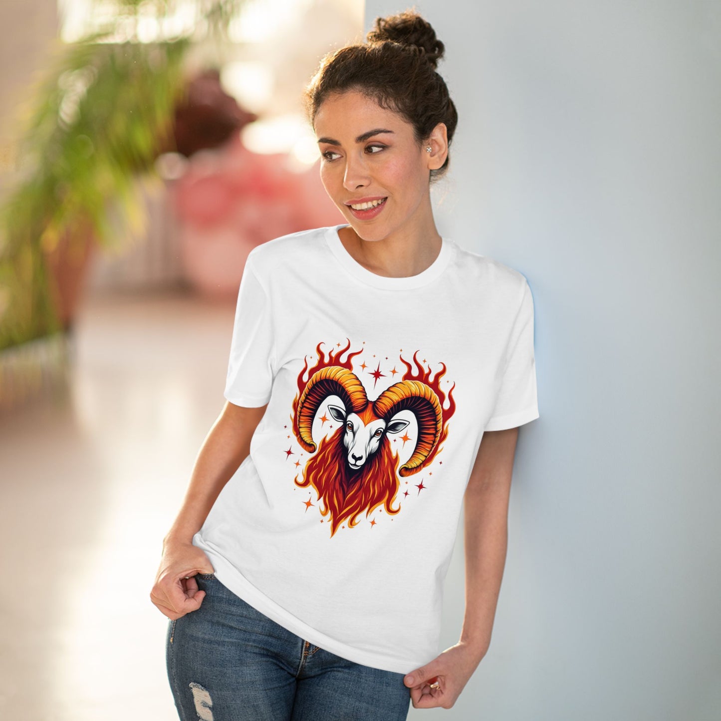 Fiery Aries - Organic T-shirt - Unisex