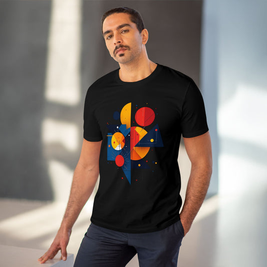 Geometric Harmony - Organic T-Shirt - Black - Unisex