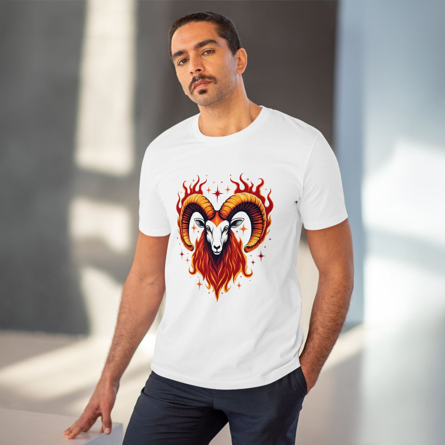 Fiery Aries - Organic T-shirt - Unisex