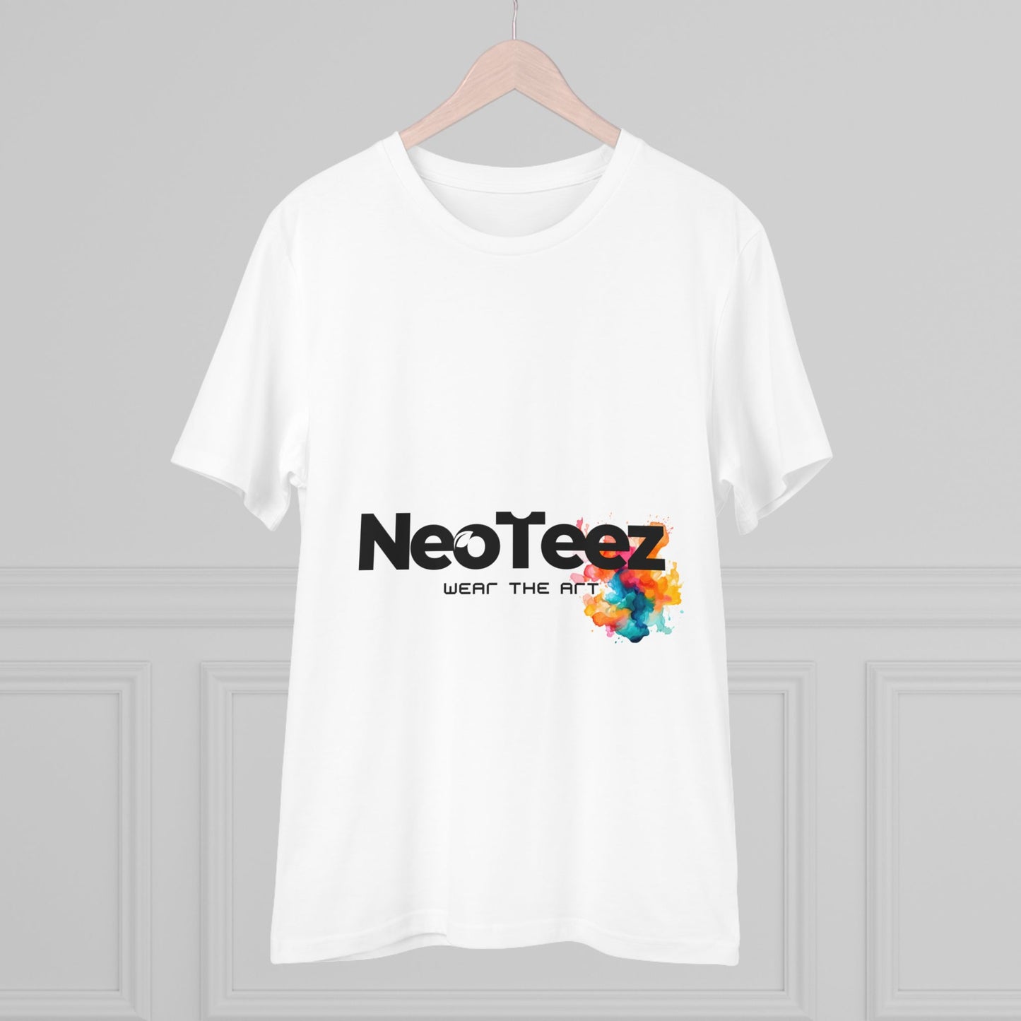 Organic T-shirt NeoTeez Wear The Art - White - Unisex