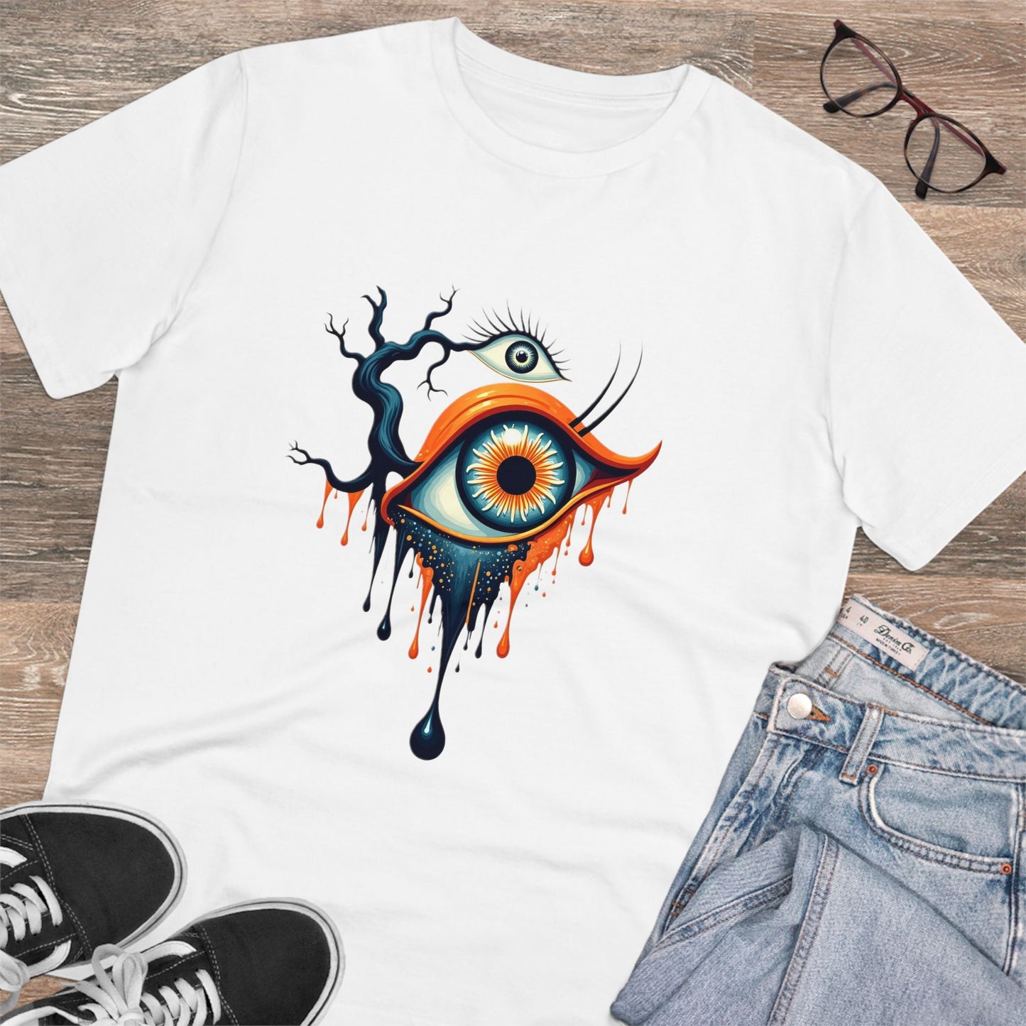 Melting Dreams - Organic T-shirt - White - Unisex