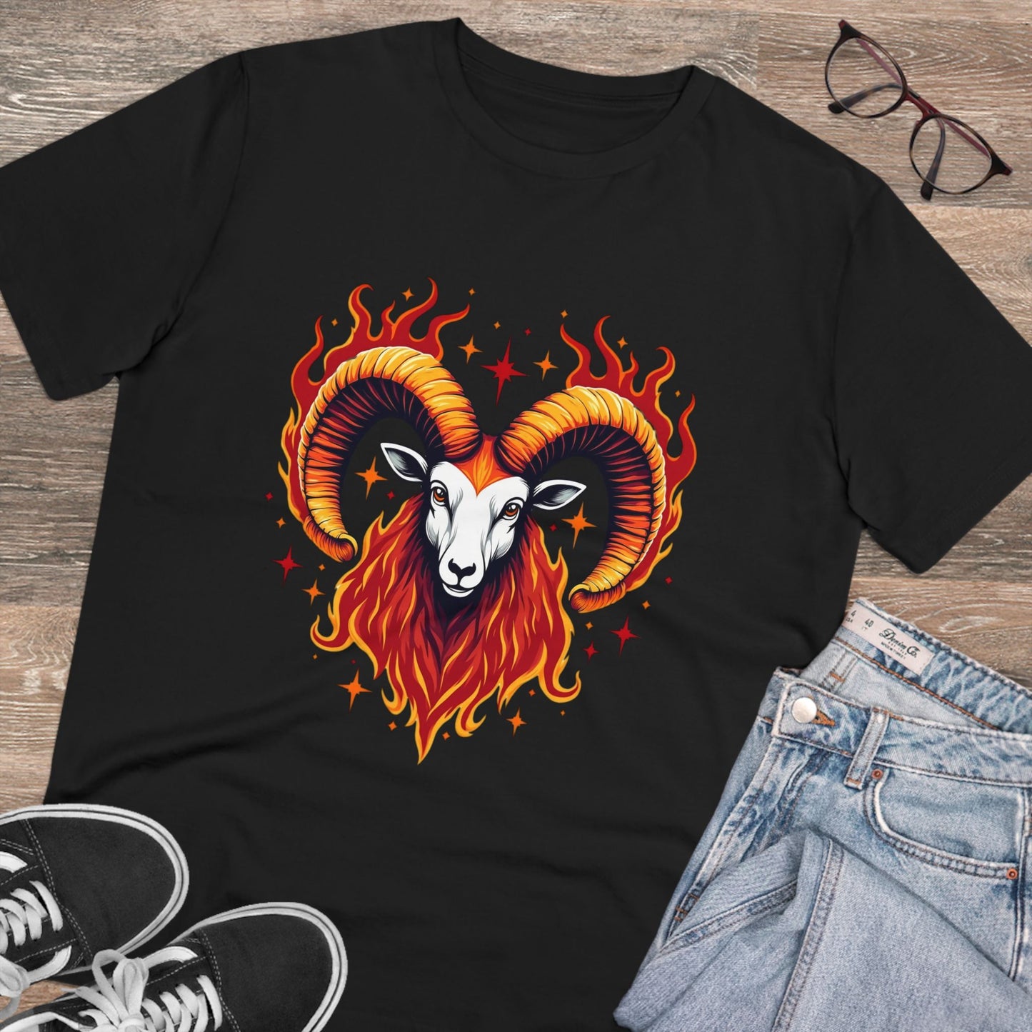 Fiery Aries - Organic T-shirt - Unisex