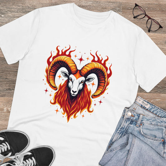 Fiery Aries - Organic T-shirt - Unisex