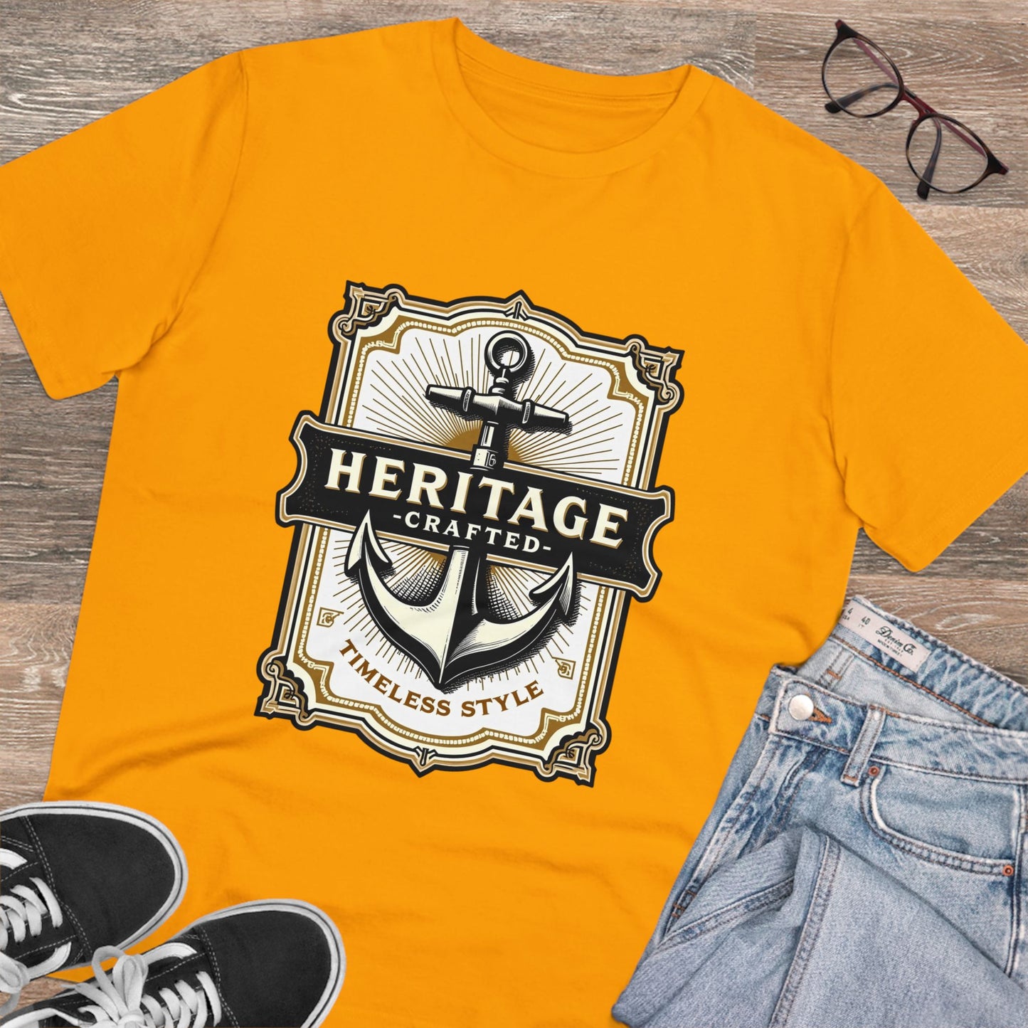 Vintage Anchor - Organic T-shirt - Unisex