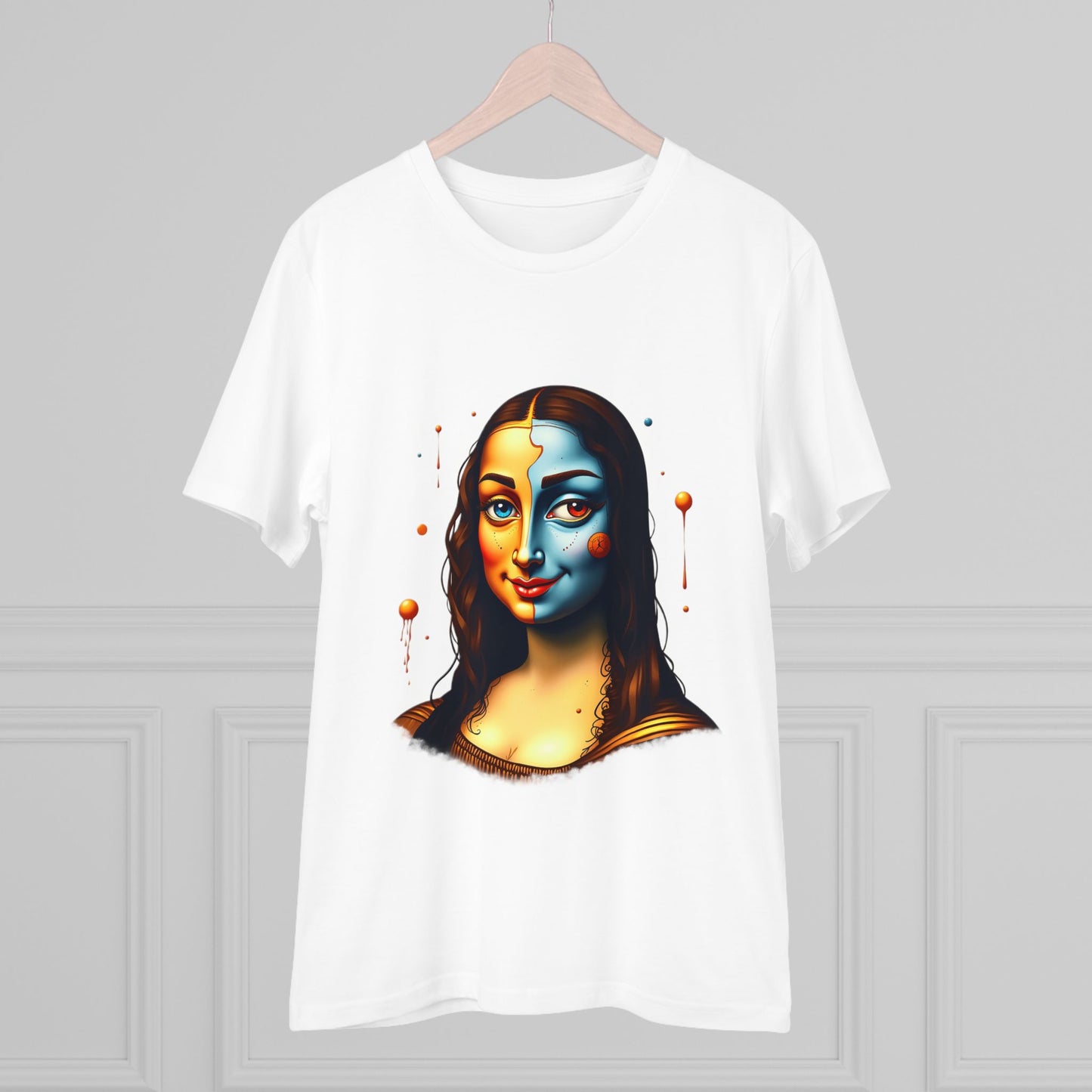 Surreal Mona - Organic T-shirt - White - Unisex