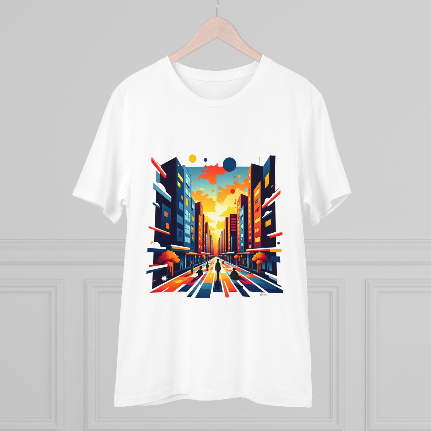 Urban Kaleidoscope - Organic T-shirt - White - Unisex