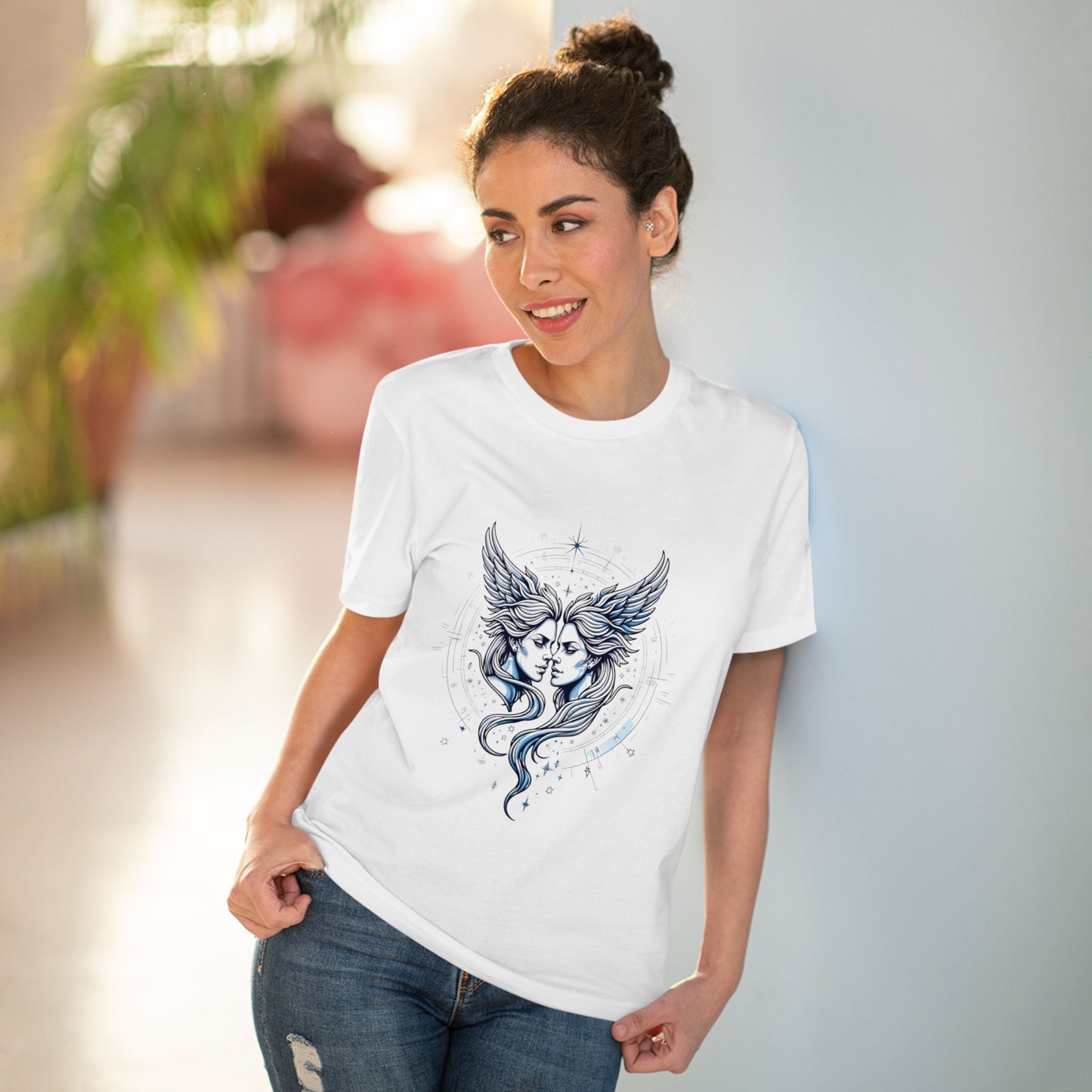 Celestial Gemini - Organic T-shirt - Unisex