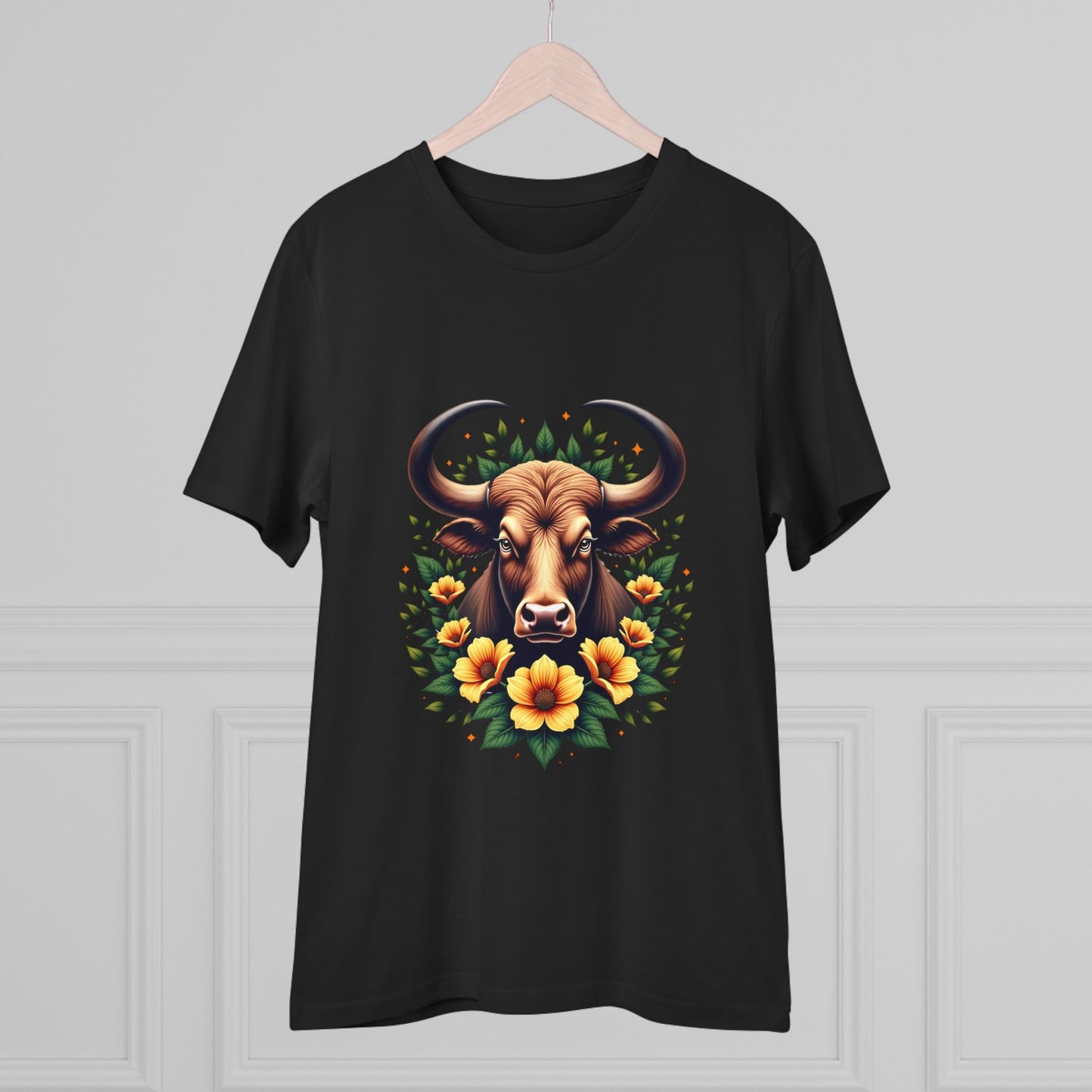 Floral Taurus - Organic T-shirt - Unisex