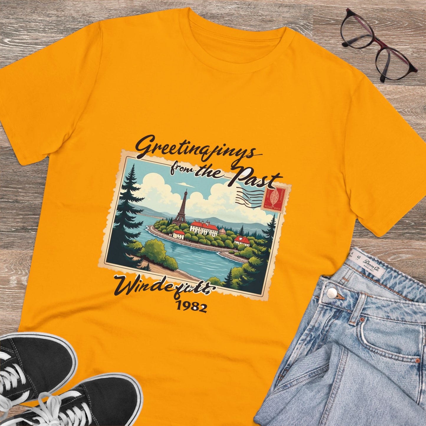 Vintage Wanderlust - Organic T-shirt - Unisex