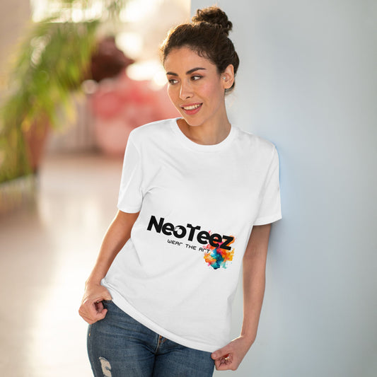 Organic T-shirt NeoTeez Wear The Art - White - Unisex