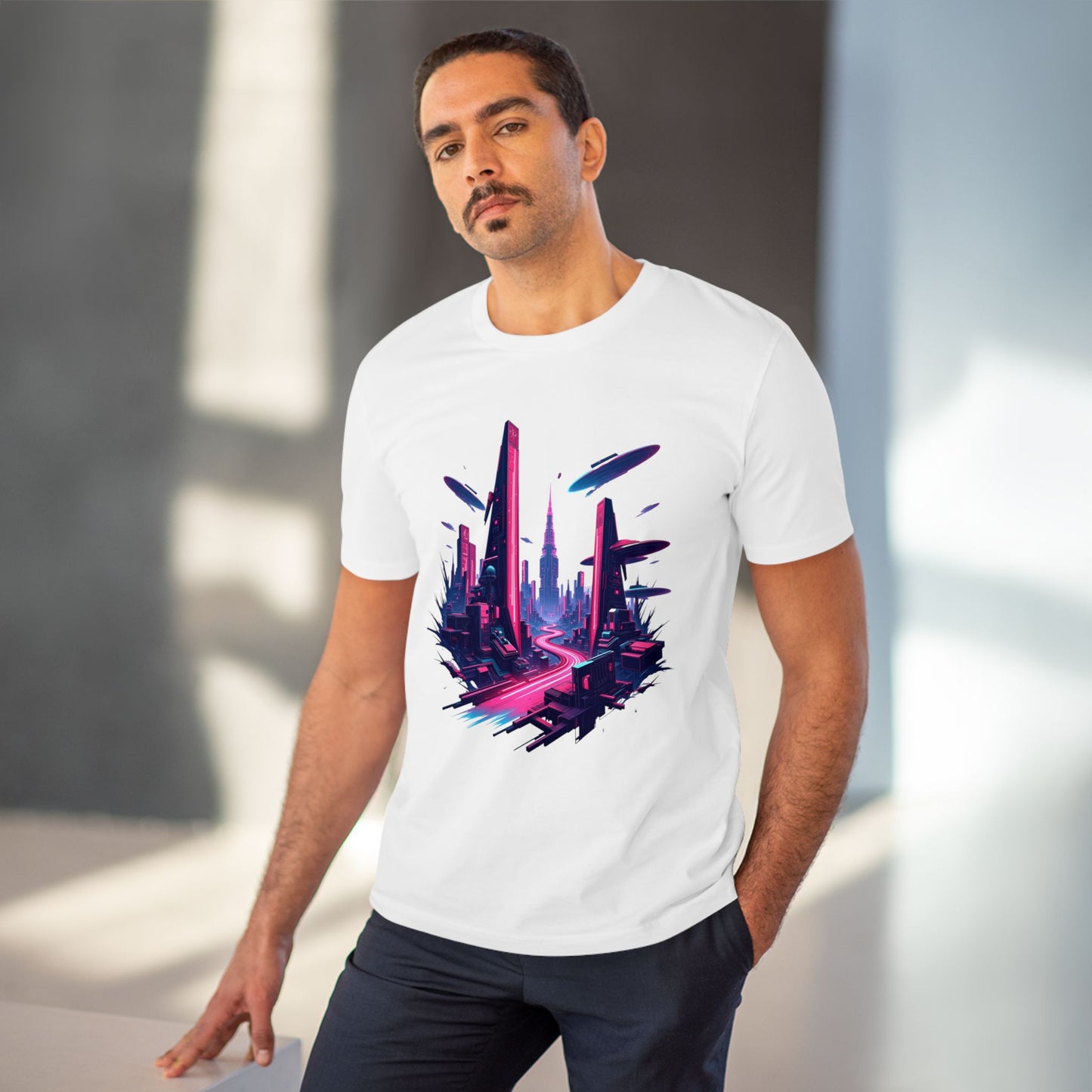 Neon Metropolis - Organic T-shirt - Unisex