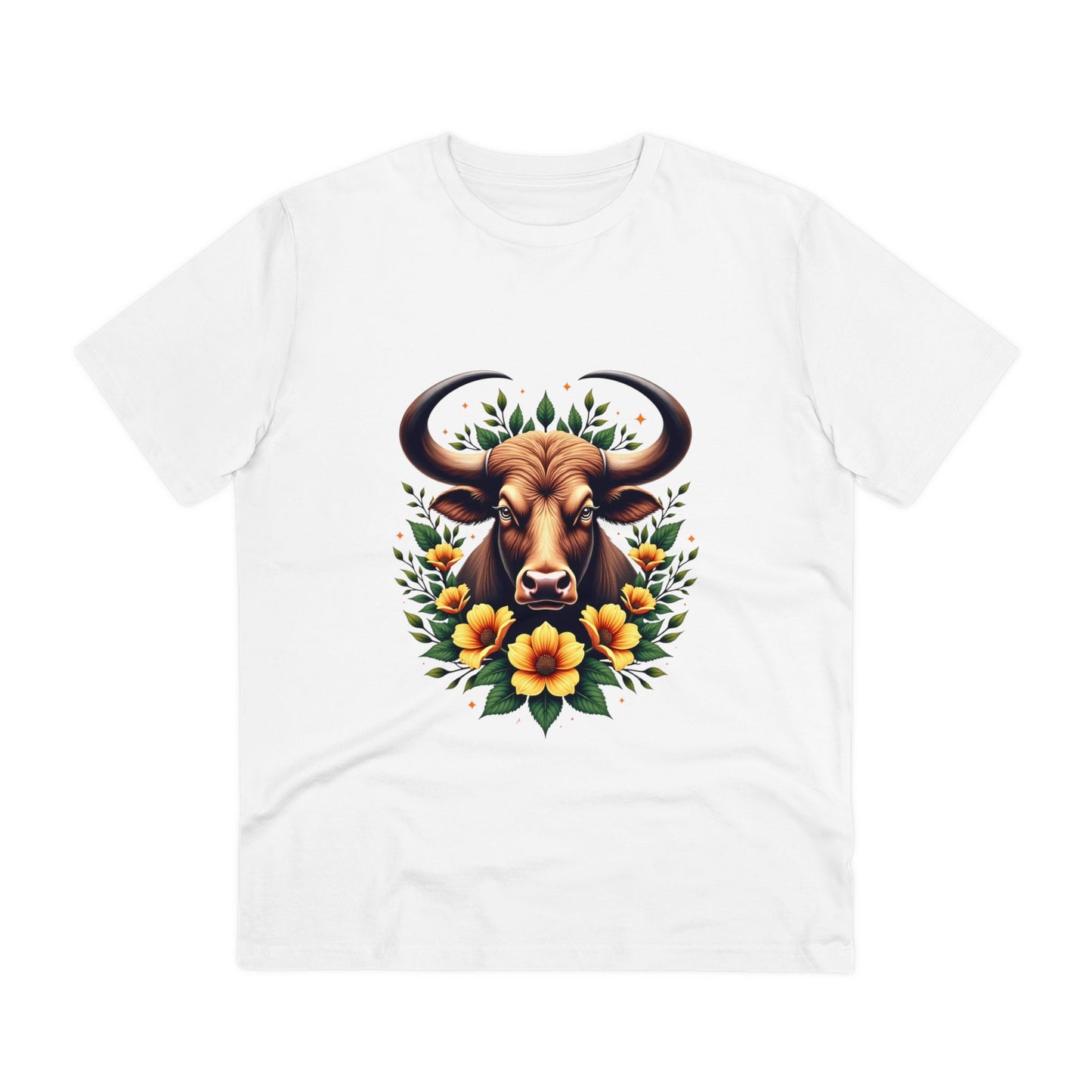 Floral Taurus - Organic T-shirt - Unisex