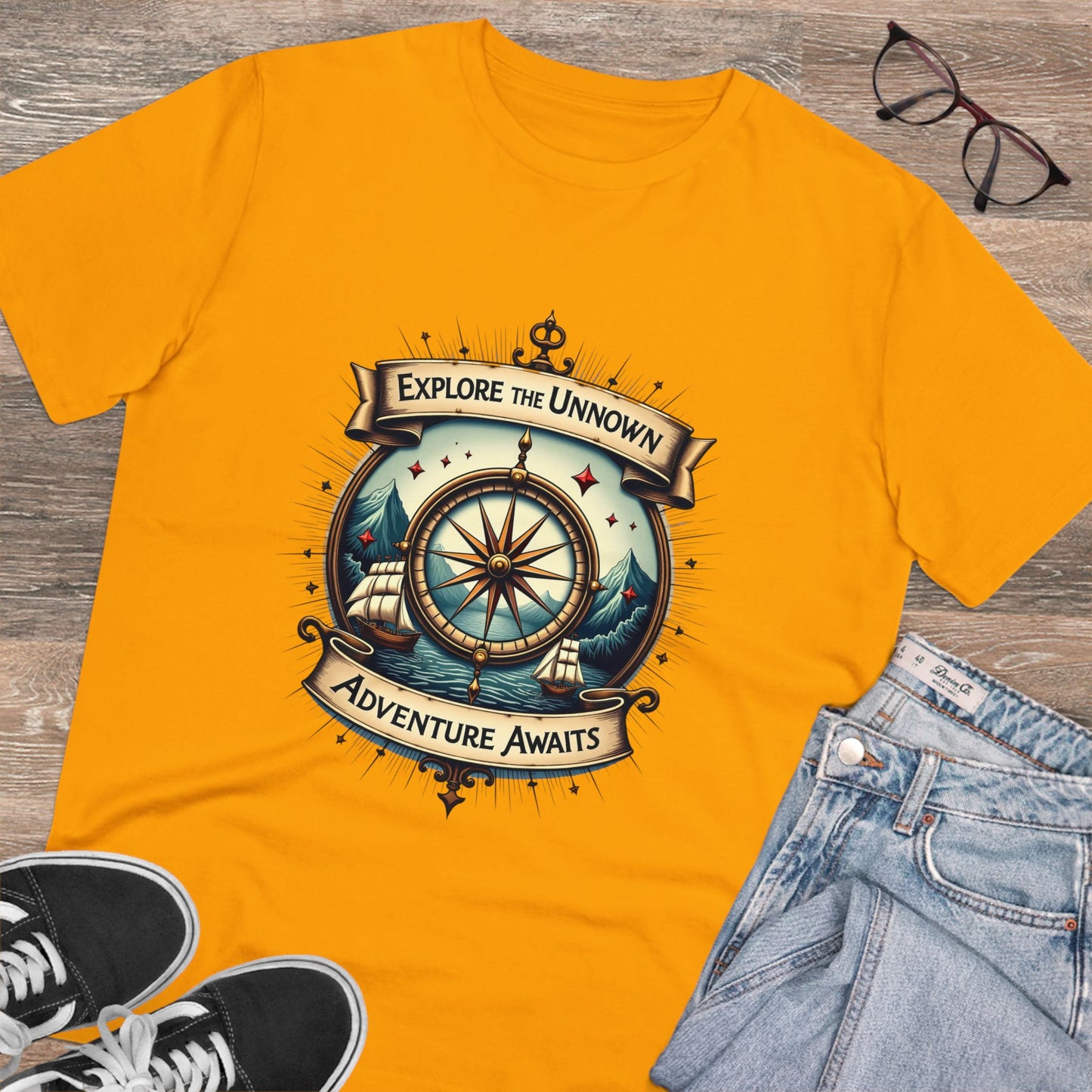 Vintage Explorer - Organic T-shirt - Unisex