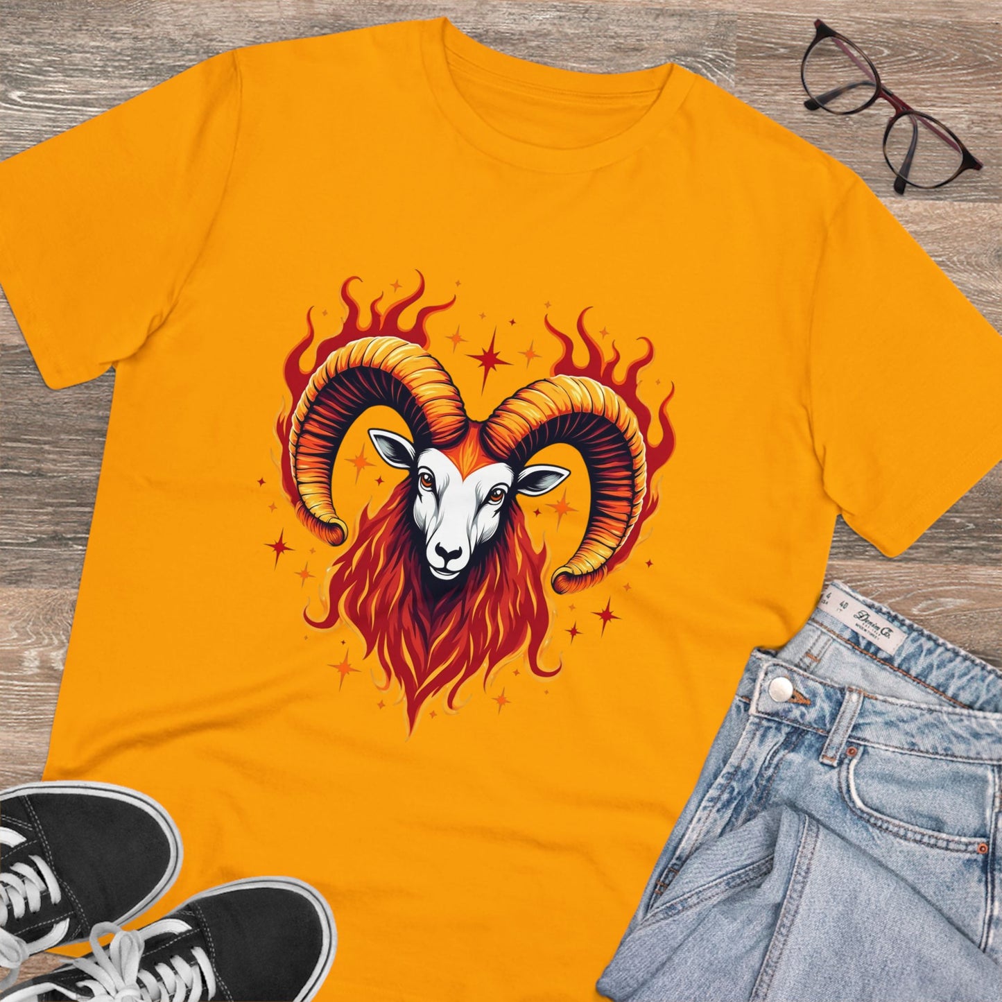 Fiery Aries - Organic T-shirt - Unisex