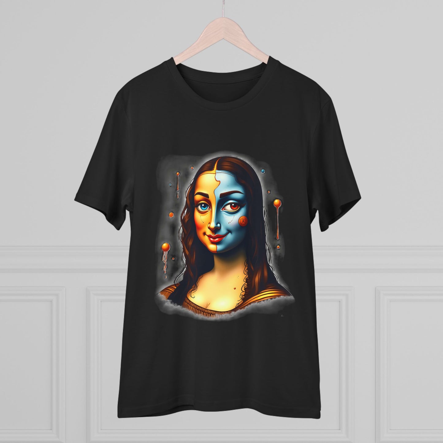 Surreal Mona - Organic T-Shirt - Black - Unisex