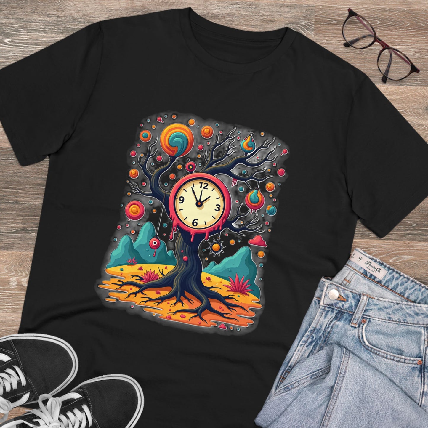 Dream Time- Organic T-Shirt - Black - Unisex