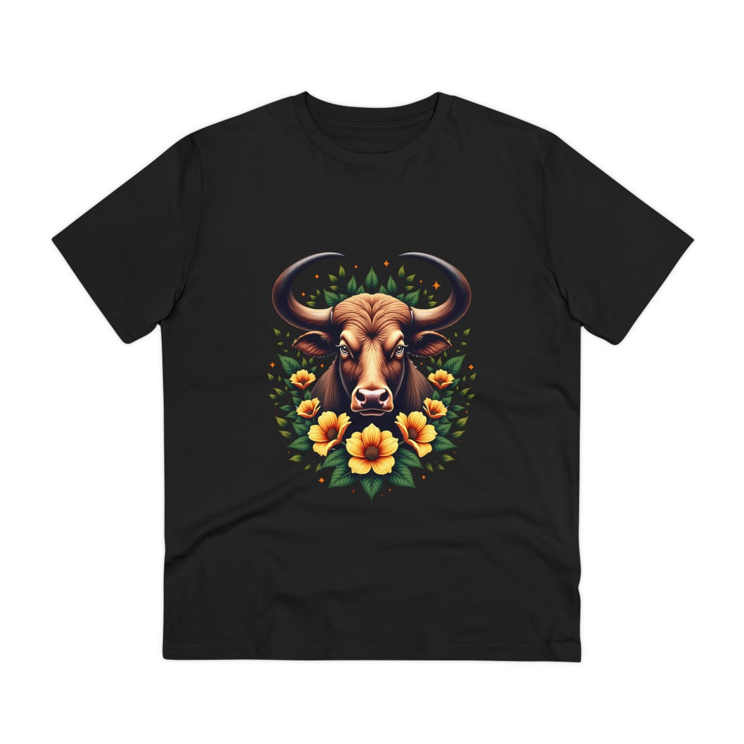 Floral Taurus - Organic T-shirt - Unisex