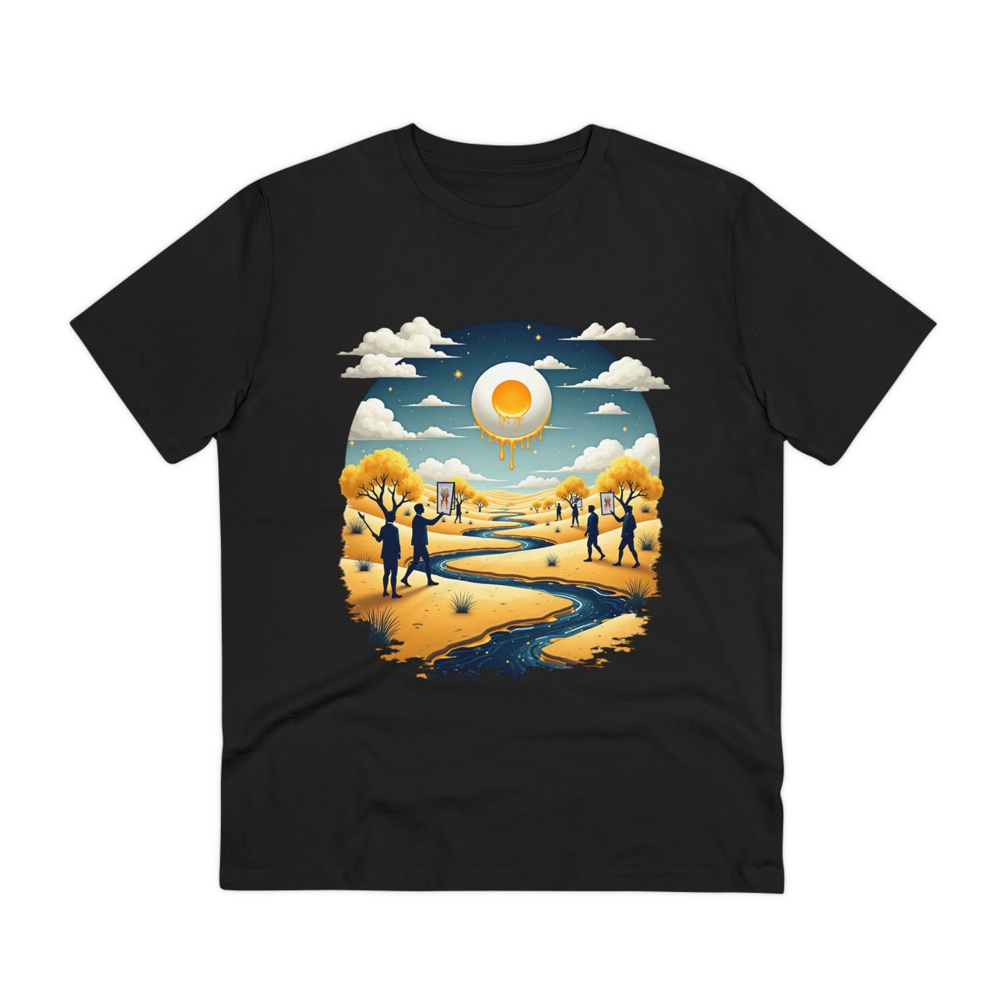 Surreal Desert - Organic T-Shirt - Black - Unisex