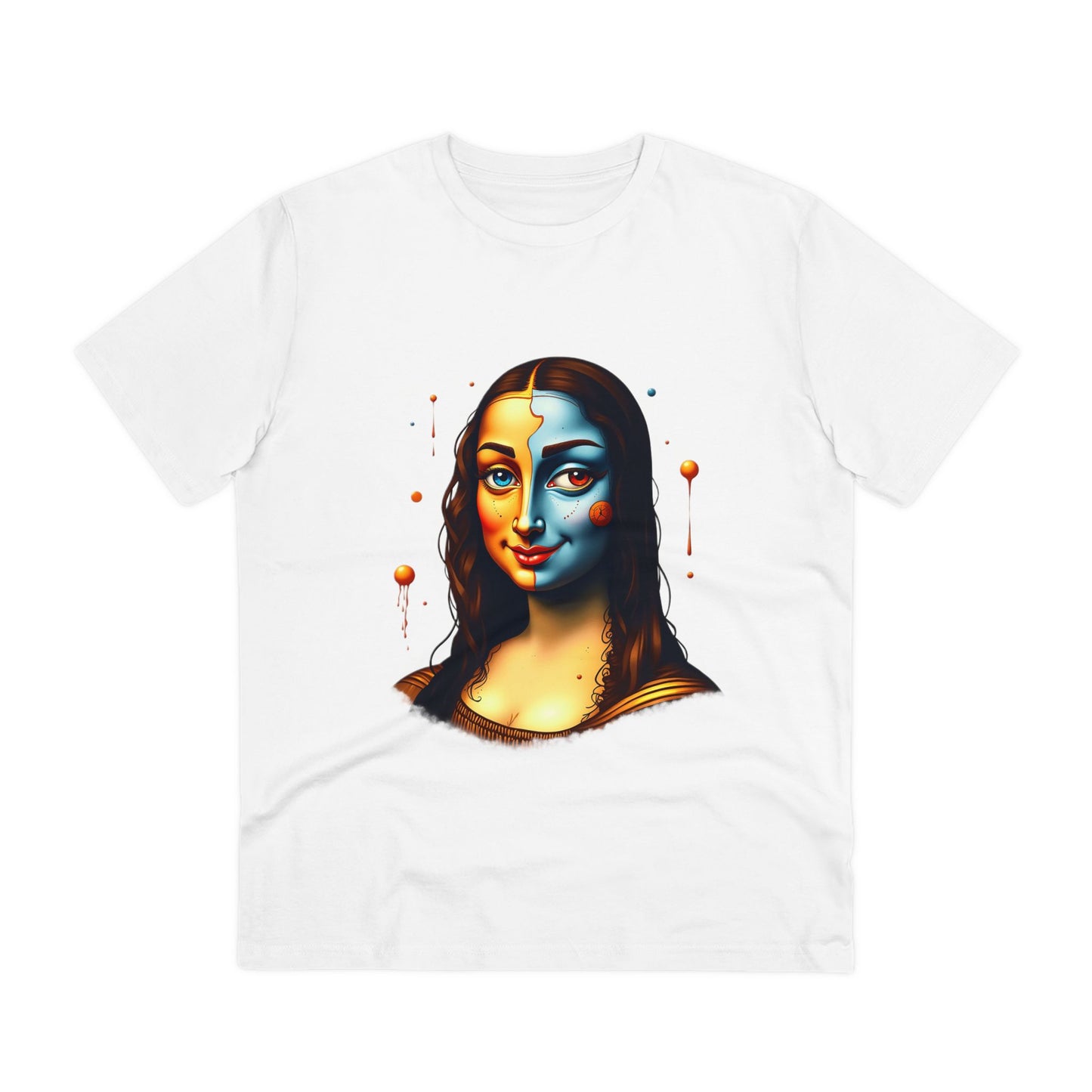 Surreal Mona - Organic T-shirt - White - Unisex