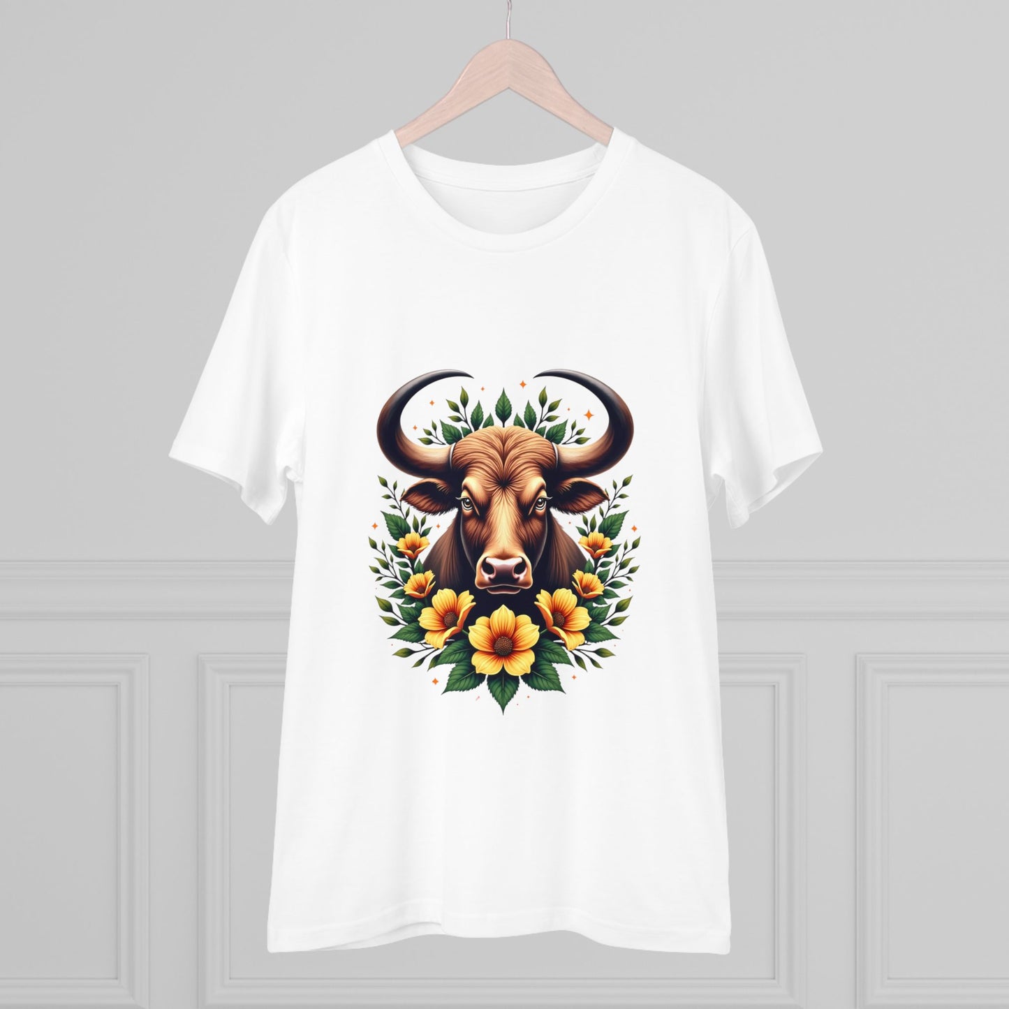 Floral Taurus - Organic T-shirt - Unisex