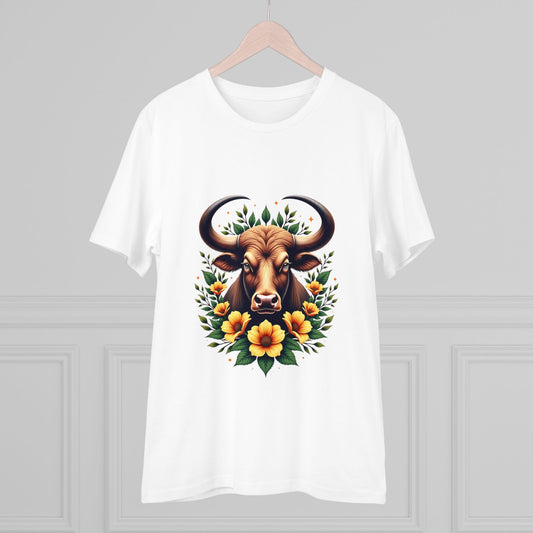 Floral Taurus - Organic T-shirt - Unisex