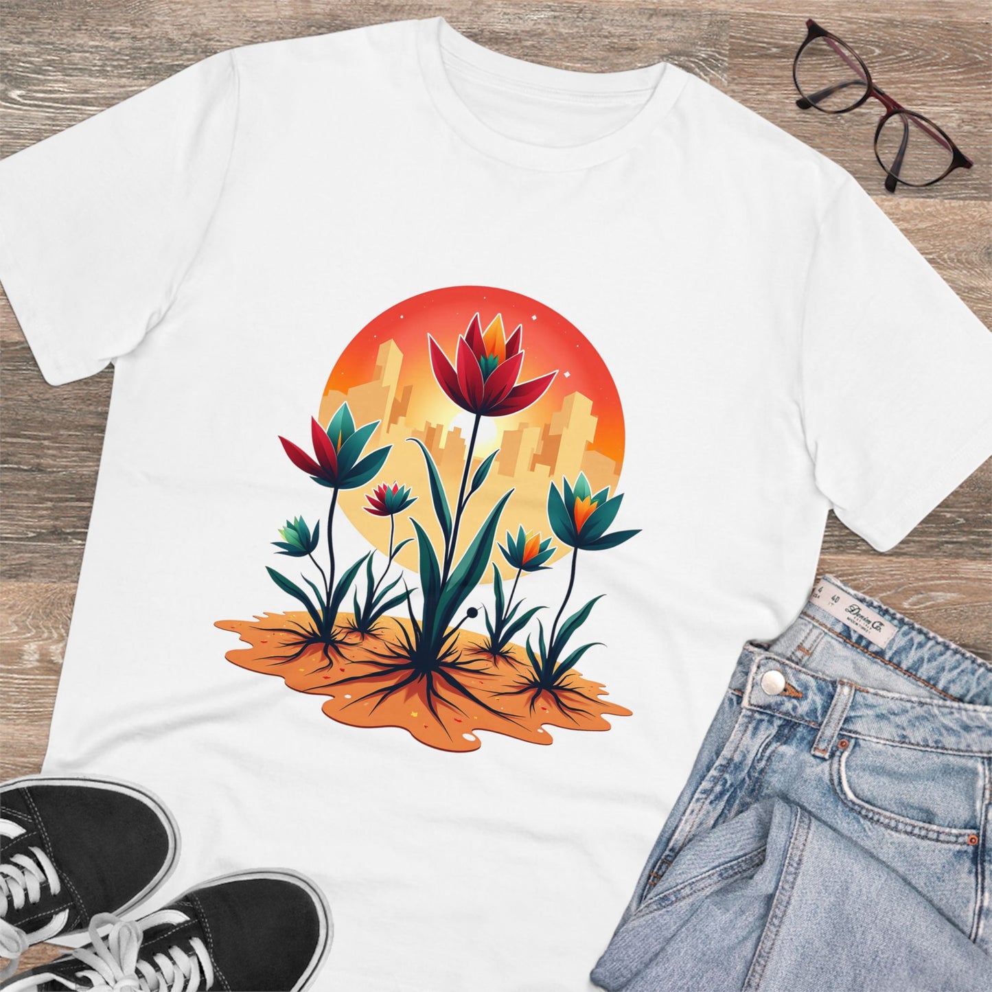 Geometric Oasis - Organic T-shirt - Unisex