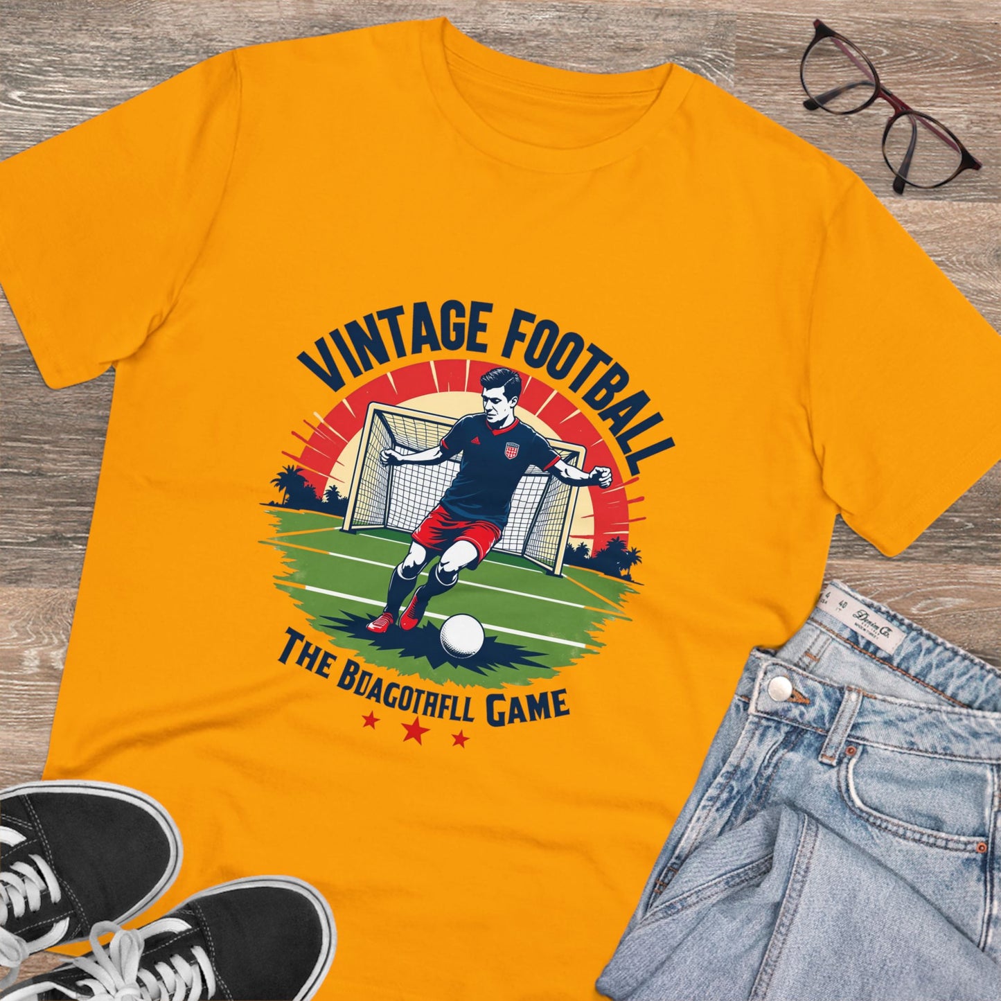 Vintage Football - Organic T-shirt - Unisex