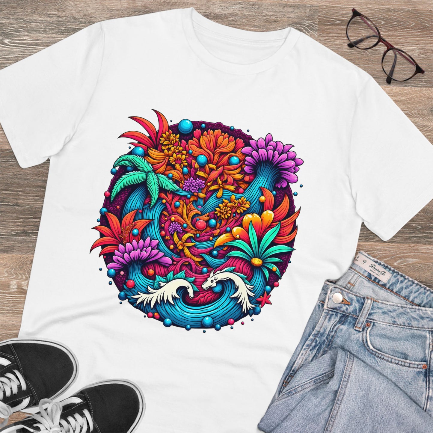 Psychedelic Vibes - Organic T-shirt - Unisex