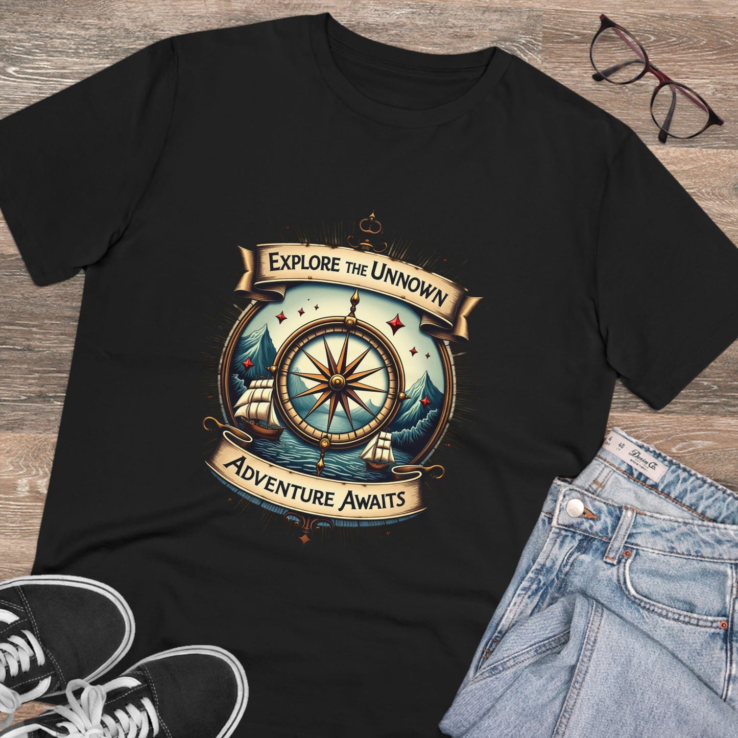 Vintage Explorer - Organic T-shirt - Unisex